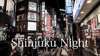 【4K】Shinjuku Night Street View 東京 / 新宿