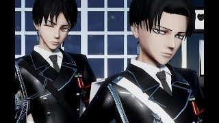 【進撃のMMD】リヴァイ兵長とエレンでConqueror