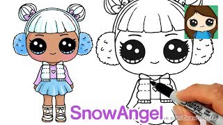 How to Draw Snow Angel | LOL Surprise Doll