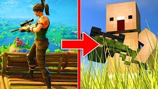 FORTNITE in MINECRAFT | Minecraft Battle Royale ( Ich raste aus )