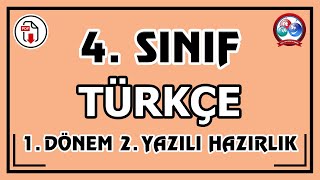 4. Sınıf Türkçe 1. Dönem 2. Yazılı Hazırlık | Çözümlü Örnekler  | Canlı Ve Ayrıntılı Anlatım