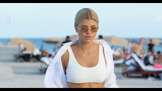 Sofia Richie showcases jaw dropping body in white thong bikini as she holidays in Miami with