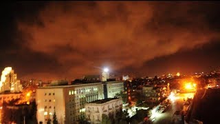 US, France and Britain launch missile strikes on Syrian weapons facilities