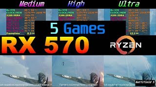 Rx 570 4GB Ryzen 5 2600x | TEST in 5 Games