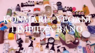 COMO LIMPIAR EL BAÑO+RECETA MULTIUSOS NATURAL//KONMARI+VEGANI
