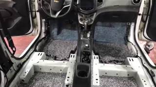 Вибро и шумоизоляция багажника и пола (днища) автомобиля Chevrolet Aveo