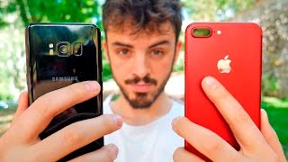 GALAXY S8 vs iPHONE 7 PLUS, ¡COMPARATIVA a fondo en español!