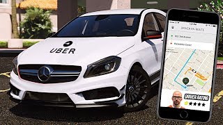 My Uber Driver Is A Prison Escapee! (GTA RP)