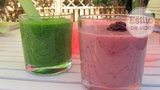 Batidos DETOX | Batidos para adelgazar
