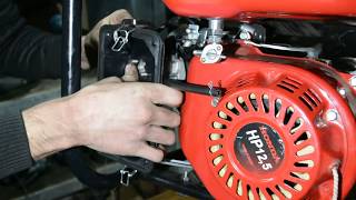Чистка карбюратора на бензогенераторе типа Honda GX160