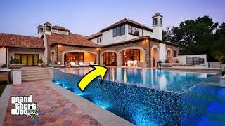 GTA 5 REAL LIFE MOD #267 MY OFFICIAL 40 MILLION DOLLAR MANSION!