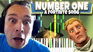 NUMBER ONE: A Fortnite Song - Random Encounters [Synthesia Piano Tutorial]