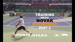 Training With Novak Djokovic - Part 2 (TENFITMEN)