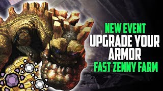 NEW Event Quest | Upgrade Your Armor! Armor Sphere + Zenny Farming | Monster Hunter World