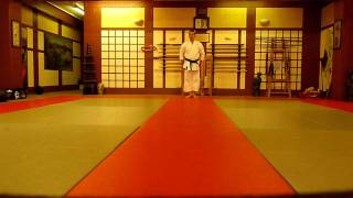 kihon kata shotokan karate (taikyoku Shodan)