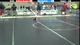 Greco 98 KG Matthew Meadows vs. Chris Rowland