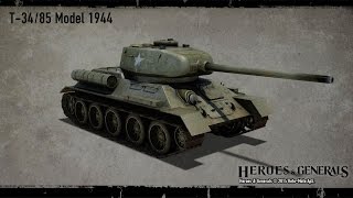 ОБЗОР Т-34-85 боевой конь Heroes & Generals
