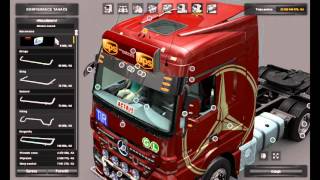 [ETS2]Euro Truck Simulator 2 Mega Mod Mercedes Actros MP3