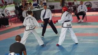 Чемпионат Мира по тхэквондо ИТФ. Спарринг женщины -63 кг. Финал