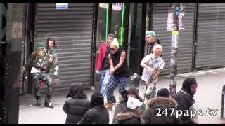 Big Bang Filming their Music Video In New York (120212) BAD BOY Video Behind the scenes [MV] [M/V]