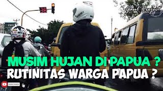 Papua di Waktu Sore Setelah Hujan Lebat