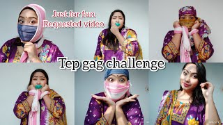 #requestedvideo|| Tape gag video |face/hand/nose/ears cover video || Just for fun #titaisprite