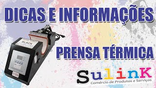 Dicas e Informações sobre a manta/resistência da Prensa Térmica BLACK para Canecas - #SULINK