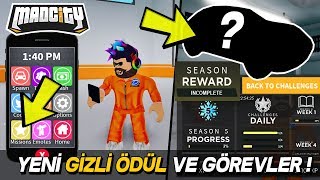 YENİ GELEN GİZLİ ÖDÜL VE GÖREVLER ! Roblox Mad City / Roblox Türkçe