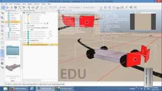 01: Line-Following Robot | V-Rep Tutorial