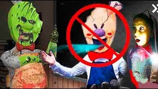 Мороженщик стал ЗОМБИ заразил БАЛДИ Ice Scream Episode 2  Делаю концовку против СТРАШНАЯ УЧИЛКА 3d