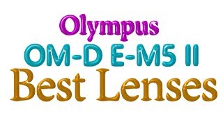Olympus OM-D E-M5 II Top 5 Lenses you need !