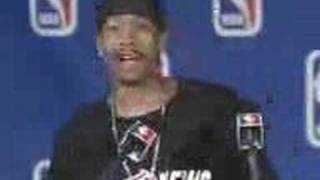 Allen Iverson Funny MVP interview (Relationship with Michael Jackson ????) 2001 NBA