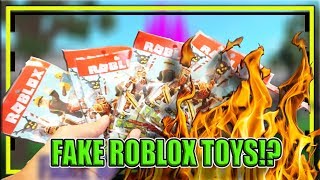 ? OPENING FAKE ROBLOX TOYS: BEWARE OF BLIND BAG IMITATIONS TRISTAN CREATIVE