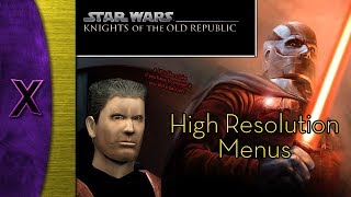 Kotor Hi Res Menus: Star Wars Kotor Mod Showcase