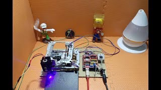 Membuat CNC Laser Engraver DVD Drive + CNC Shield + Laser Violet + Arduino + Laser GRBL