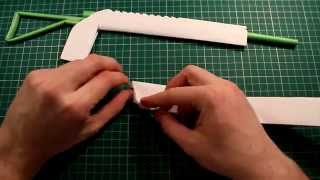 Как сделать из бумаги AK-47 (стреляющий)