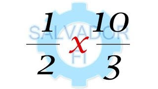 Multiplicación de Fracciones con Diferente Denominador - Salvador FI