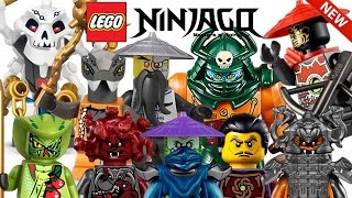 ALL 90+ LEGO NINJAGO VILLAIN MINIFIGURES COLLECTION! HD 2011-2017