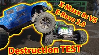 Traxxas E-Revo 2.0 VS X-Maxx 8s Durability test epic RC Car Fun