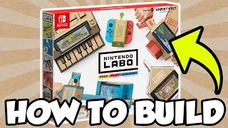 How To Build Nintendo Labo: Toy-Con 01 Variety Kit! [?LIVE]