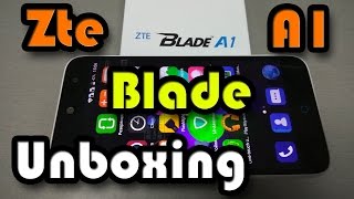 Zte Blade A1 - распаковка смартфона. Unboxing