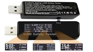 USB тестер J7-t / USB Safety Tester Обзор, настройка