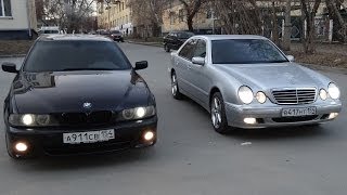 Сравнительный Тест - Обзор Mercedes-Benz E-class w210 и BMW 5-series e39