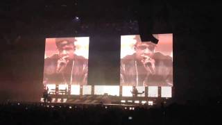 99 problems live performance watch the throne at staples ce