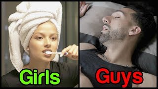 GUYS vs GIRLS Morning Routine