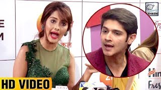 Kanchi Singh Reacts Rohan Mehra's Fight On The Plane | Zee Gold Awards 2018 Red Carpet