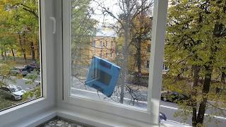 робот мойщик окон Hobot 288 , часть 1