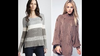 Вязание Спицами - Свитера, Джемперы - 2019 / Knitting with sweaters Sweaters Jumpers