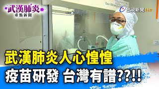 武漢肺炎疫苗有譜！ 台灣成功分離病毒株【武漢肺炎重點新聞】