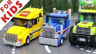 LEGO Experemental Cars and Trucks Compilation. Lego Stop Motion Animation